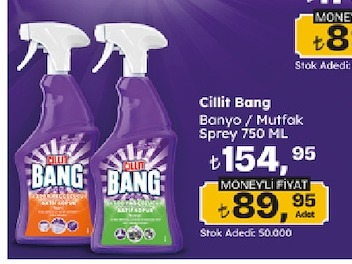 Cillit Bang Banyo / Mutfak Sprey 750 Ml