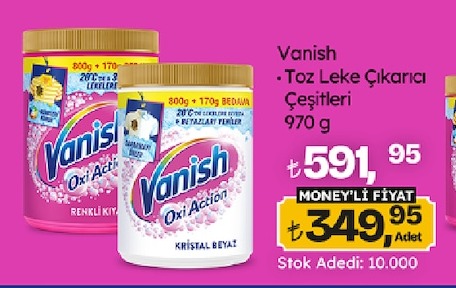 Vanish Toz Leke Çıkarıcı Çeşitleri 970 G