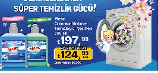Marc Çamaşır Makinesi Temizleyici Çeşitleri 500 Ml