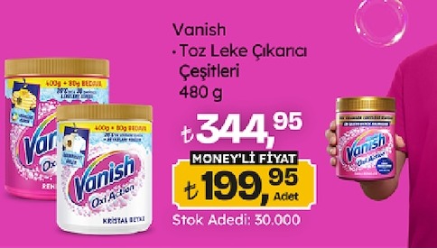 Vanish Oxi Action Toz Leke Çıkarıcı Çeşitleri 480G