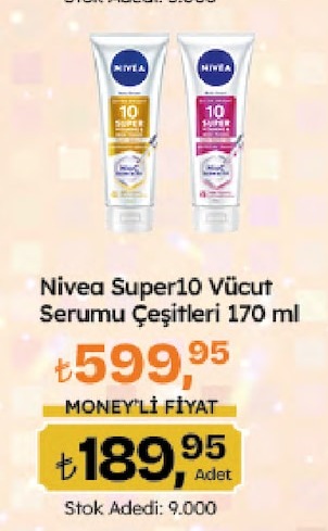 Nivea Super 10 Vücut Serumu Çeşitleri 170 Ml