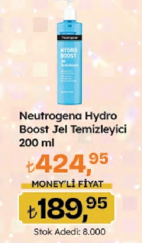 Neutrogena Hydro Boost Jel Temizleyici 200 Ml