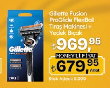 Gillette Fusion Proglide Flexball Tıraş Makinesi + Yedek Bıçak