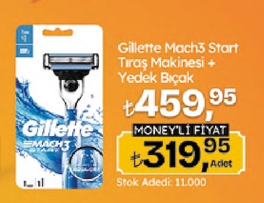 Gillette Mach3 Start Tıraş Makinesi Yedeck Bıçak