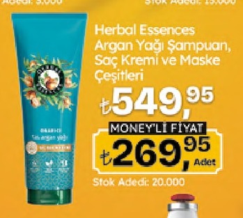 Herbal Essences Argan Yağı Şampuan, Saç Kremi Ve Maske Çeşitleri