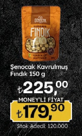 Senocak Kavrulmus Findik 150 G