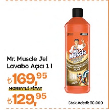 Mr. Muscle Jel Lavabo Açıcı 1 L