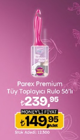 Parex Premium Tüy Toplayıcı Rulo 56'Lı 1 Adet