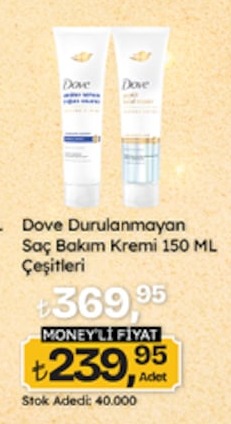 Dove Durulanmayan Saç Bakım Kremi 150 Ml Çeşitleri