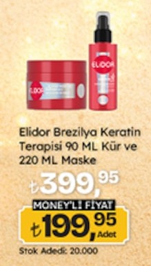 Elidor Brezilya Keratin Terapisi 90 Ml Kür Ve 220 Ml Maske