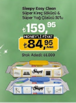 Sleepy Easy Clean Super Kirec Cozucu & Super Yag Cozucu 3Lu