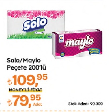 Solo/Maylo Peçete 200'Lü