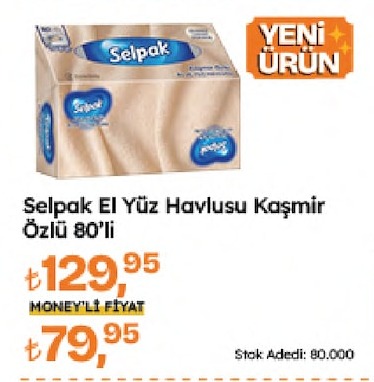 Selpak El Yüz Havlusu Kaşmir Özlü 80'Li