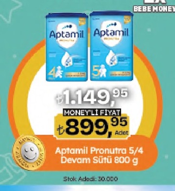 Aptamil Pronutra 5/4 Devam Sütü 800 G
