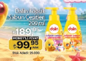 Dalin Köpük Sabun Çeşitleri 200Ml