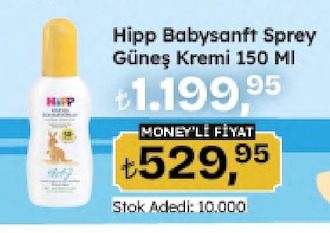 Hipp Babysanft Sprey Güneş Kremi 150 Ml