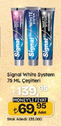 Signal White System 75 Ml Çeşitleri