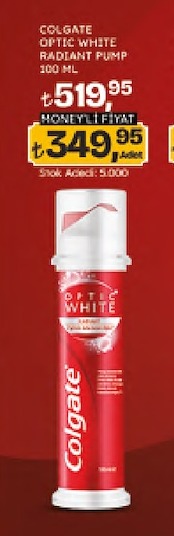 Colgate Optic White Radiant Pump Beyazlatıcı Diş Macunu 100 Ml