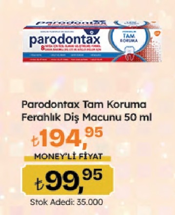 Parodontax Tam Koruma Ferahlık Diş Macunu 50 Ml