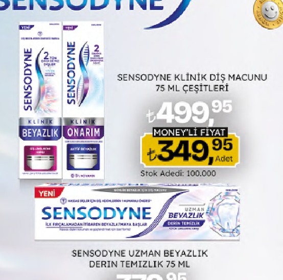 Sensodyne Klinik Diş Macunu 75 Ml Çeşitleri