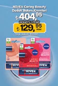Nivea Caring Beauty Dudak Bakım Kremleri