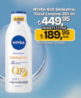 Nivea Q10 Sıkılaştırıcı Vücut Losyonu 250Ml