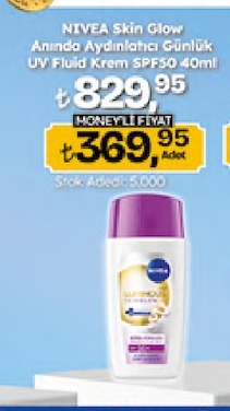 Nivea Skin Glow Anında Aydinlatıcı Günlük Uv Fluid Krem Spf50 40Ml