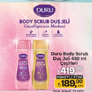 Duru Body Scrub Duş Jeli 450 Ml