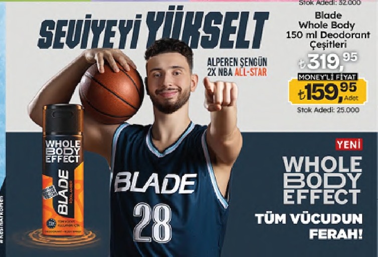 Blade Whole Body 150Ml Deodorant