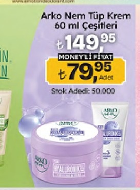 Arko Nem Tüp Krem 60Ml