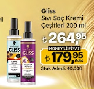 Gliss Sıvı Saç Kremi Çeşitleri 200 Ml