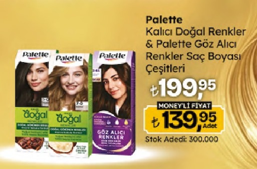 Palette Kalıcı Doğal Renkler & Palette Göz Alıcı Renkler Saç Boyası Çeşitleri