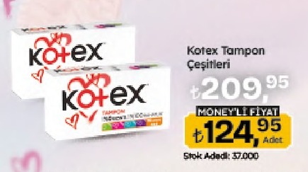 Kotex Tampon Çeşitleri