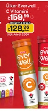 Ulker Everwell C Vitamini 15 Tablet