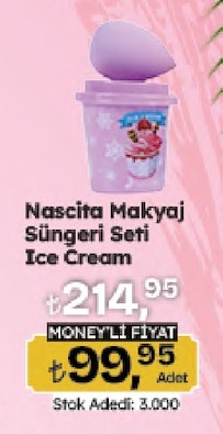 Nascita Makyaj Süngeri Seti Ice Cream