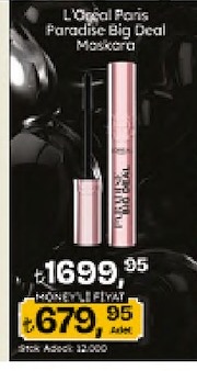 L'Oréal Paris Volumıne Paradise Big Deal Maskara