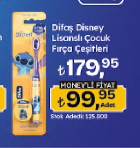 Dıfaș Disney Lisanslı Çocuk Fırça Çeşitleri