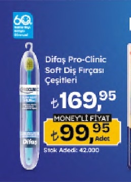 Difaş Pro-Clinic Soft Diş Fırçası Çeşitleri 1 Adet