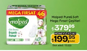 Molped Pure&Soft Mega Fırsat Çeşitleri 46 Adet