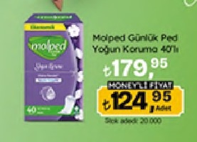 Molped Günlük Ped Yoğun Koruma 40 Lü