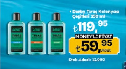 Derby Tıraş Kolonyası Çeşitleri 250 Ml