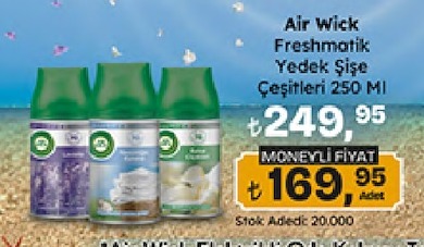 Air Wick Freshmatic Yedek Şişe Çeşitleri 250 Ml