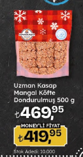 Uzman Kasap Mangal Köfte Dondurulmuş 500 G