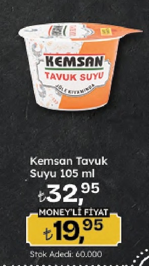 Kemsan Tavuk Suyu 105 Ml