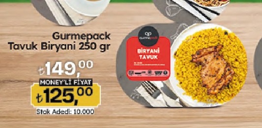Gürmepack Tavuk Biryani 250 Gr
