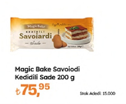 Magic Bake Savoiiodi Kedidili Sade 200 G