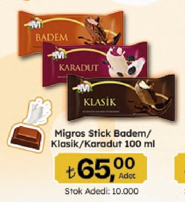 Migros Stick Badem/Klasik/Karadut 100Ml