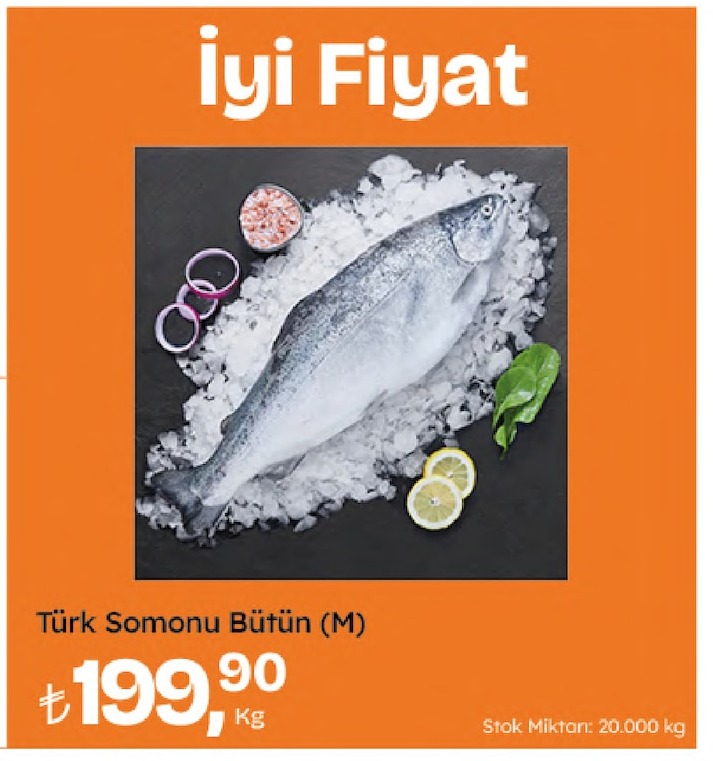 Türk Somonu Bütün (M) 1 Kg