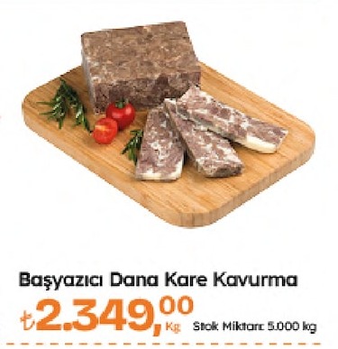 Başyazıcı Dana Kare Kavurma
