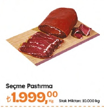 Seçme Pastırma